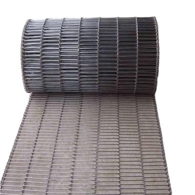 China Fire Resistant 304 Stainless Steel Ladder Link Conveyor Mesh Belt For Baking for sale