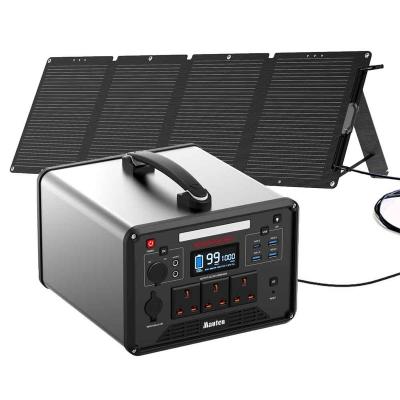 China 1000W 1280Wh Container Home UK Solar Generator Portable Station for Laptop Phone and Tablet for sale