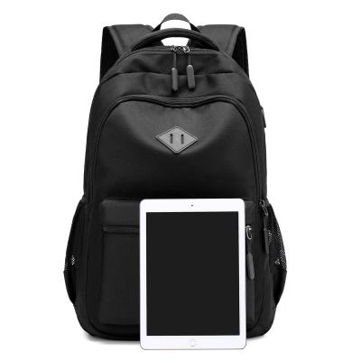 China Wholesale Waterproof 2022 Laptop Rucksack Black Travel Bag Men's Laptop Backpack Business Backpack for sale