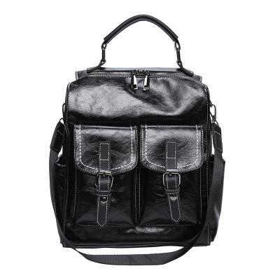 China New Style Waterproof Cheap Price Leather Backpack For Sale Leather Backpack for sale