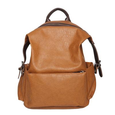 China Wholesale Waterproof Leather Backpack Students School Bags Convertible Backpack Multifunctional Travel Bags for sale