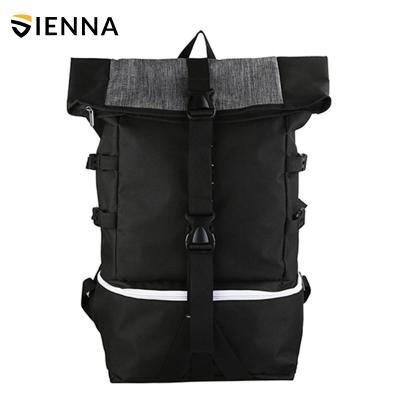 China Sienna Custom Logo Travel Rolltop Backpack Gym Sports Football Waterproof Basketball Backpack For Men for sale