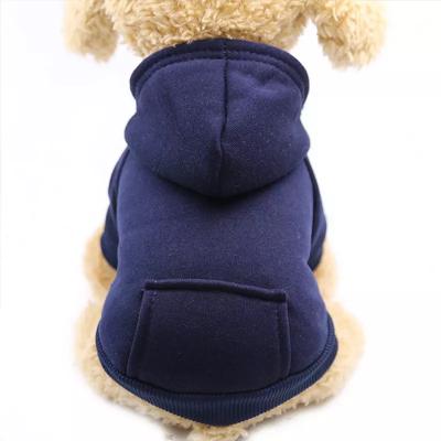 China Sustainable Pet Supplies Wholesales Pet Clothes For Autumn And Winter Dog Hoodies With Hats Warm-Keeping Puppy Clothes Pet Apparel for sale