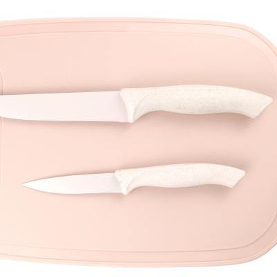 China Viable Hot Sale Knife Kitchen PP Handle Knife Set 2pcs Non-Stick Kitchen Knife Set for sale