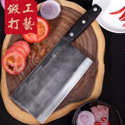 China Viable 8in Chinese Cleaver Knife - High Quality Meat And Vegetable Bone Cleaver Kitchen Knife Small - Chinese Knife With Wooden Handle for sale