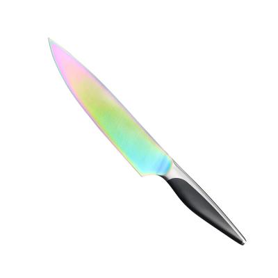 China Practical Hot Selling Colorful Stainless Steel Knives Viable With ABS Handle Chef Utensils Chef Knife for sale