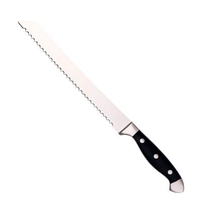 China Hot Sale Disposable Nordic Style 8inch Handle Stainless Steel Black Forged Kitchen Knife Set for sale