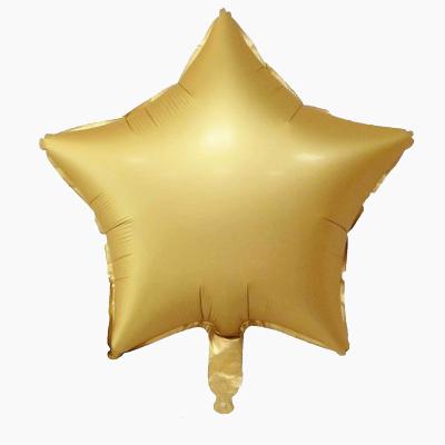 China Environmentally Friendly 2022 New 5 Inch Decoration Anniversary Foil Star Balloon Five-pointed Star Wedding Aluminum Film Balloon for sale