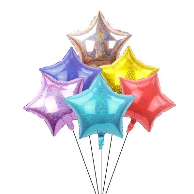 China Environmentally Friendly Happy Birthday Balloons Colorful Party Supplies Wedding Party Decorations Balloon 18inch Foil Star Balloons for sale