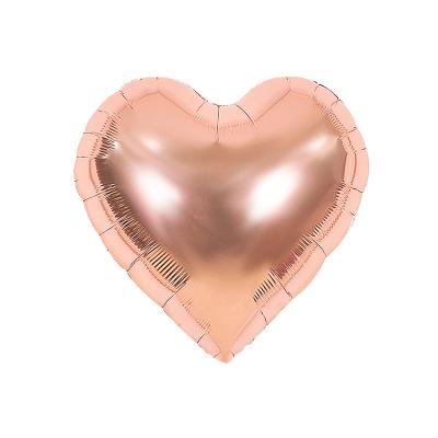 China Environmentally Friendly 5 Inch Heart Shape Foil Mylar Balloons Love Heart Foil Balloons For Bridal Shower Wedding Birthday Party Decorations for sale