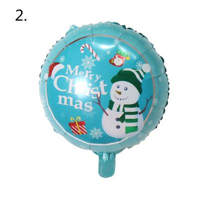 China Environmentally Friendly Yiwu Wholesale Merry Christmas Feliz Navidad Party Decoration Aluminum Foil Balloon for sale