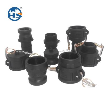 China Industry Factory Price Polypropylene PP Plastic Camlock Fitting In A/B/C/D/E/F/DC/DP All Types for sale