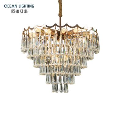 China Modern Ocean Lighting Led Modern Chandelier Best Hotel Chandelier Crystal Pendant Light for sale