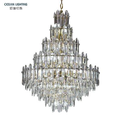 China Large Modern Dining Room Luxury Wedding Modern Crystal Chandeliers Hotel Nordic Chandelier Decoration for sale