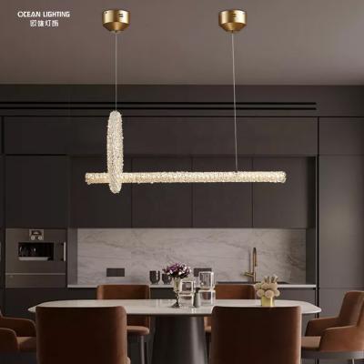 China Modern Custom Aluminum Kitchen Bedroom LAMP OCEAN Decorative Modern Nordic Hanglamp Doctor Who Chinese K9 LED Crystal Chandelier for sale