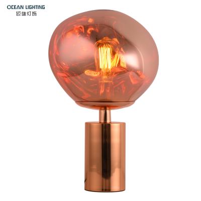 China Classic European LAMP Modern Fashion OCEAN Hotel Bedside Table Desk Lamp Bedside LED Ball Chandelier Table Lamp European for sale