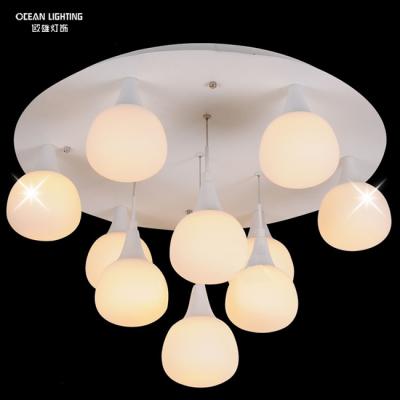 China Surface Mounted Acrylic Modern Decorative LED Bedroom Fixtures Indoor Room Lliving Lamp Balls Hanging Ceiling Lamp Modern Ceiling Lighting for sale