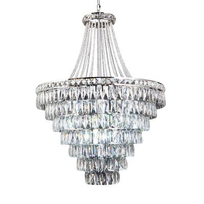 China Modern Nordic Decorative Hotel LED Crystal Chandelier Indoor Hanging Lighting Lighting Luxury Fixture Modern LED Chandelier for sale