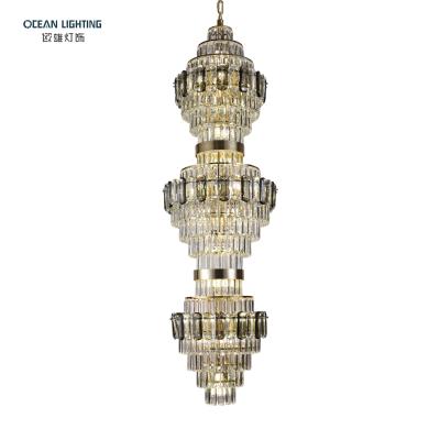 China The New Modern Design Leaded Crystal Chandeliers The Interior Ministry Large Luxury Indoor Chandelier Chandelier Lighting Fixture for sale