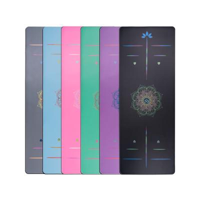 China Yoga Exercises Hot Selling Non Slip PU Natural Rubber China Wholesale Mat For Yoga Rubber for sale