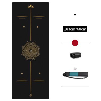 China Non-slip Tape Yoga Mats Custom Printed Eco Friendly Waterproof Customized Logo for sale