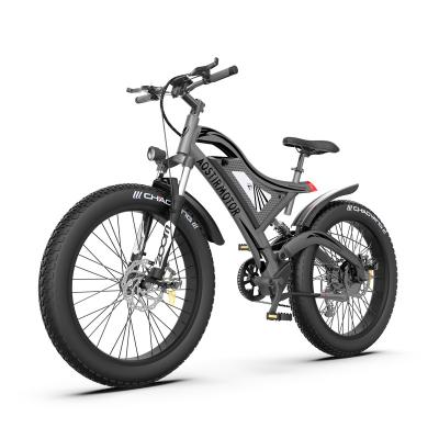 China Aluminum alloy drop shipping USA warehouse 48v 750w mountain bike snow motor ebike electric bike diss brake folding electric bicycle for sale