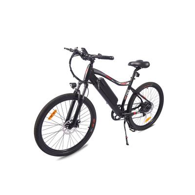 China Fashion Design Road Portable Electric Bicycle High End Electric Bicycle Pure Black Lightweight And Strong for sale