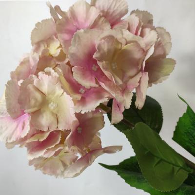 China Natual Touch High Quality Artificial Hydrangea Simple Flower Home Decor for sale