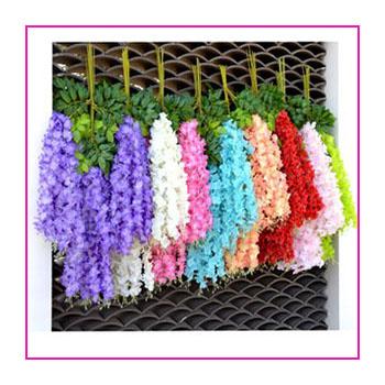 China Artificial Hanging Plants Artificial Hanging Plants Preserved Wedding Flower Stick Flower for sale