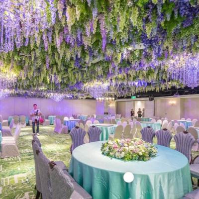 China High Quality Natual Touch Wedding and Home Decoration Wisteria Artificial Flower Simulated Silk Wisteria for sale