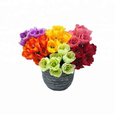 China Natural Artificial Touch Wedding Flowers Decorative Tulip For Wedding Decoration for sale