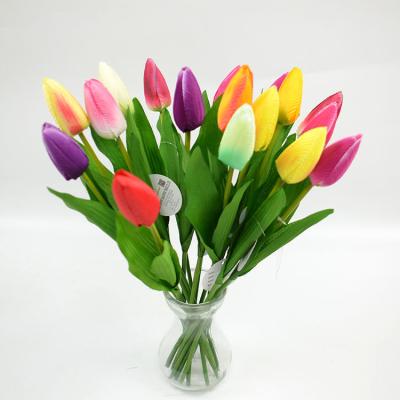 China 2019 New Fashional Tianjin Lusia Artificial Flower Single Stem Christmas Tulip Flower Dream for sale