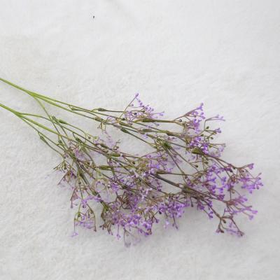 China Tianjin Lusia Babybreath White Artificial Flower Pink Wall Grass Plant Baby's Breath Purple Flower For Home Decor for sale