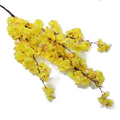 China Artificial Sakura Flower Long Event Decoration Single Stem for Indoor Deco for sale