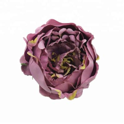 China Natual Touch High Quality Silk Peony Artificial Flower Head for sale