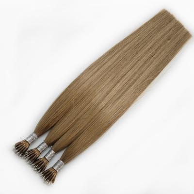 China Double Layer Nano Bond Hair Extension Pulled Shandong Factory Custom Indian Remy Human Hair Nano Tip for sale