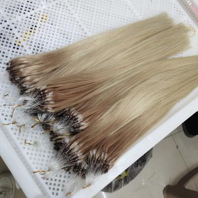 China Factory custom real silky straight copper silicone micro wave rings hair extension sellers for sale