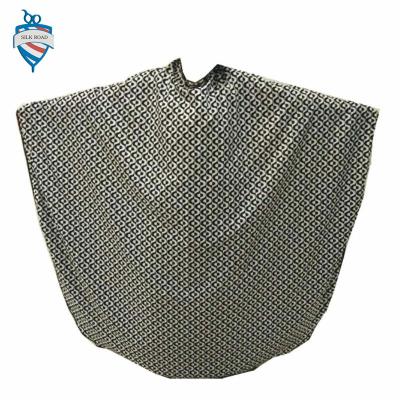 China Waterproof Adult Hairdressing Barber Shop Hairdressing Cape PVC Barber Shop Equipment Hair Cutting Cape for sale