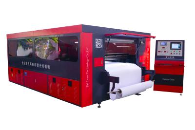 China Co2 300W Laser Cutting Printing Machine Auto Feeding / Typesetting With Air Filter for sale