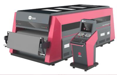 China Color Automatic Printing Machine 1200mm/S Cutting / 60-120m²/S Print Speed for sale