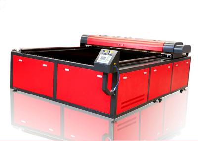 China Printed Textile Fabric Laser Cutting Machine , Vision High Speed 300w Laser Cutter for sale