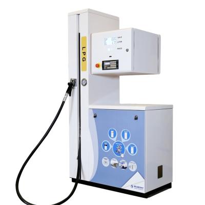 China Bluesky new arrival lpg dispenser pump nozzle skid station lpg gas dispenser 1075*650*2000mm for sale