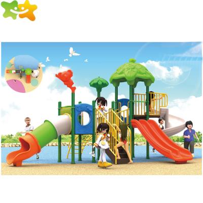 China A018 Fast Delivery Good Quality Kids Outdoor Swing And Slide Plyaground Toddler Slide Customizable for sale