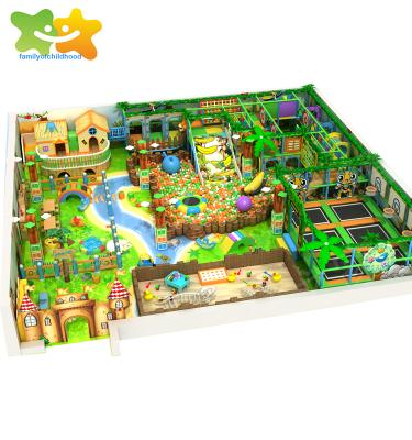 China Imported from South Korea LLDPE factory price Parques Infantiles game indoor playground soft jungle equipment kids for play center for sale