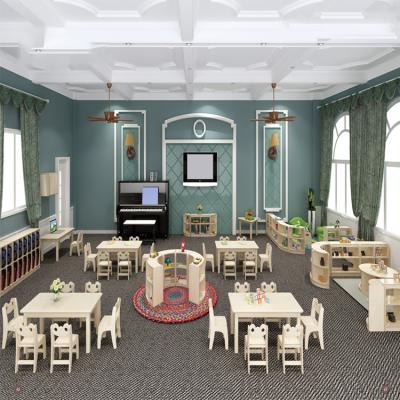 China School Sets Plastic Children Kids Tables And Chairs Kindergarten Preschool Furniture Sets for sale