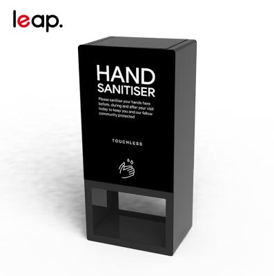 China Modern White High End Wall Mounted Touch Free Black Color Liquid Soap 1L Liquid Soap Dispensers For Malls for sale