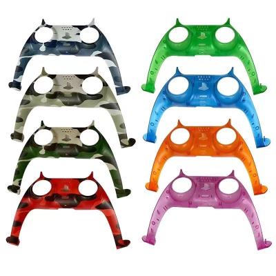 China Decorative Shell For DualSense PS5 Controller Customized Game Controller Housing Faceplate Wireless Panel Shell Decorative Strip Grip For Ps5 5 Gamepad Repair Parts for sale