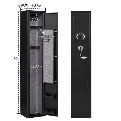 China Wholesale Home Metal Gun Safe Storage Cabinet Large Gun Security Bank Office Hotel Box Rifle Safe Cabinet With Pistol Lockbox for sale