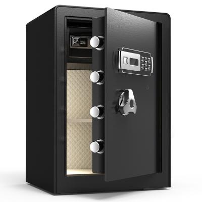 China Kaer Security Safe Deposit Box Large Home Luxury Safe Inner Box With Separate Lock Box And Bottom Compartment Electronic Lock for sale