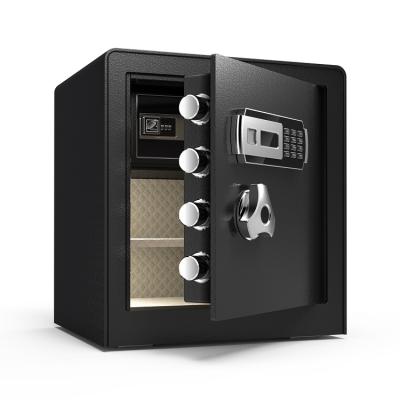 China Hotel Office KAER Electronic Money Home Safes Lock Safe Box with Password and Key Digital Security Safe Box for Hotel Home Office for sale